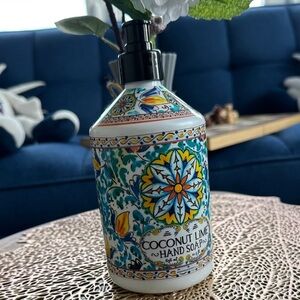 Exquisite Coconut Lime Hand Soap with Vibrant Design
